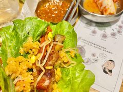 生菜包肉-姜虎东白丁烤肉(苏州中心店)