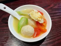 丝瓜鱼丸炖馓子-永安鱼庄·镇江菜(东吴路店)