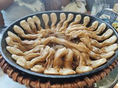 排骨豆角卷子-华盛园卷子王农家菜水库鱼