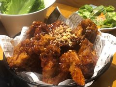 甜辣炸鸡-唯成•韩国炭火烤肉 유성고기