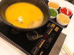 浓厚原只鸡煲花胶汤-鲜入围煮花胶鸡海鲜火锅