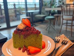 日式红豆抹茶蛋糕-luutosa  cafe & tea 鹿兔山