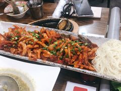 辣炒章鱼-真情鲍鱼海鲜汤