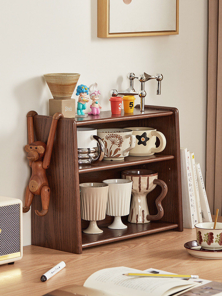 n这样美丽的杯子和瓶瓶罐罐就有可以整齐的摆放了\n\n层板可拆