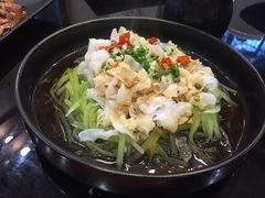 葱油蚌肉-外婆船宴餐厅·外婆喊你回家吃饭