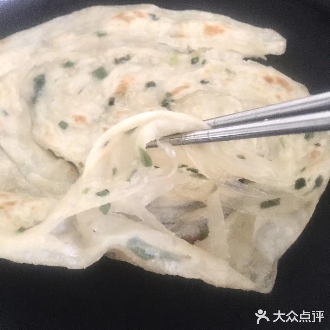 买不到手抓饼,只能在家自己做, 香葱手抓饼