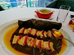 荷香火腿蒸河田鸡-悦轩中餐厅·高空江景·杭州柏悦酒店