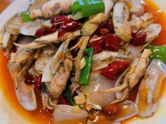 爆炒蛏子-温州一家人美食(西木头市店)