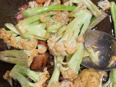 爆香啫啫花菜-汤城小厨•粤菜•靓汤(西直门凯德MALL店)