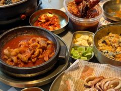 冰竹鱿鱼-草家酱蟹炭火烤肉店(珲春南路一店)