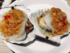 蒜蓉粉丝夏夷贝-小船渔村•大连菜•大连焖鱼(黄河路店)