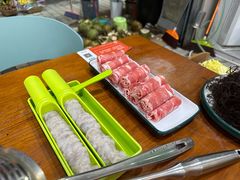 虾滑-老何家后安粉·糟粕醋海鲜火锅(三亚湾椰梦长廊店)