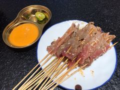 湿辣牛肉-何妹湿辣牛肉·粤式烧烤砂煲(桂雅路店)