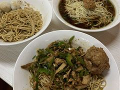 青椒干子肉丝干拌面-高邮面馆(明瓦廊店)