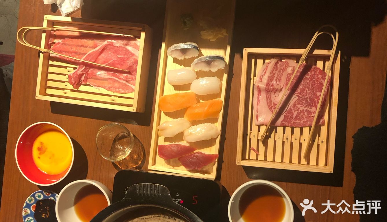 选了这家和牛自助。环境很好交通方便