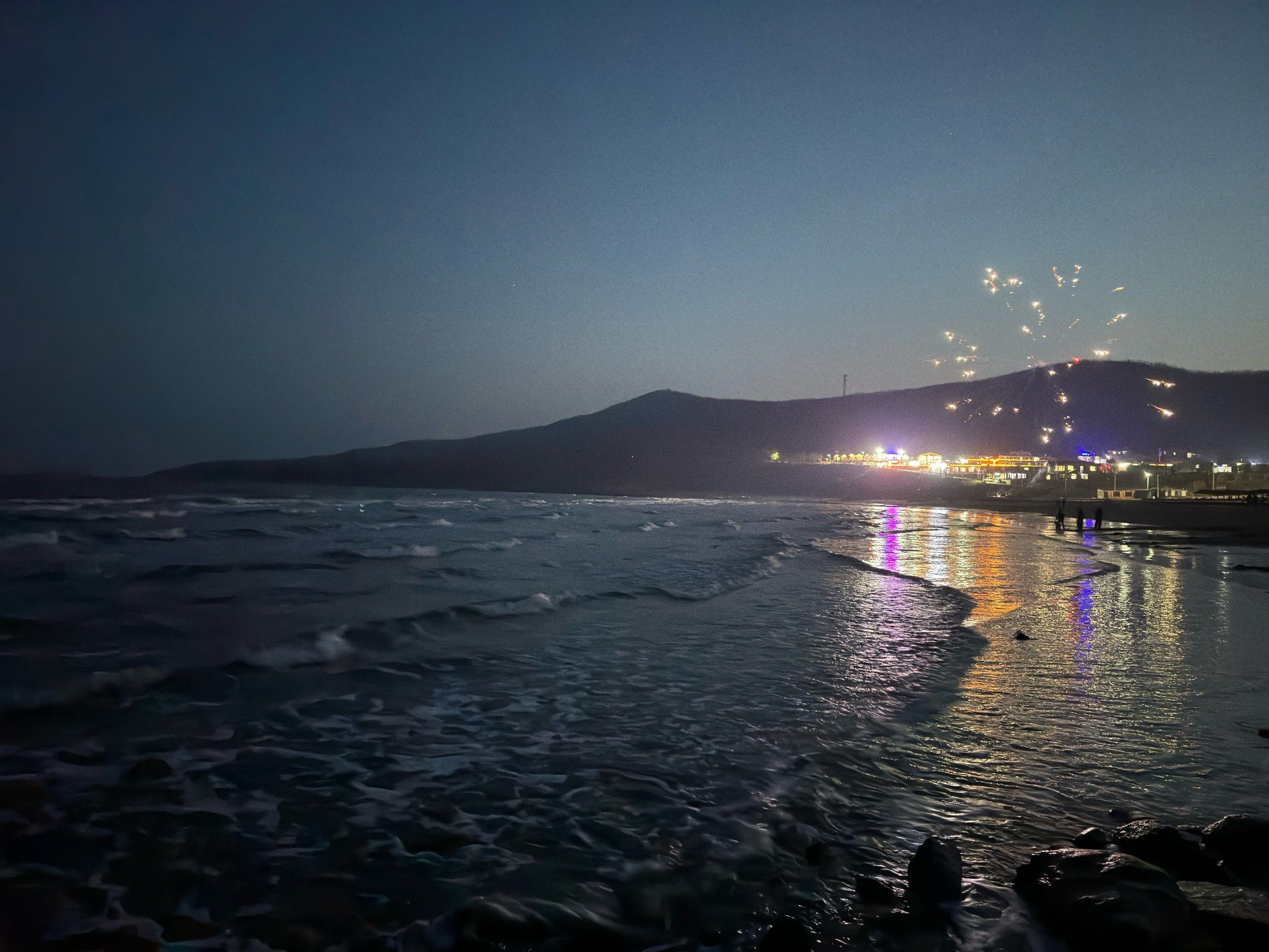 出游志 除了日出,夜晚的海边也很美