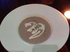 奶油蘑菇汤&nbsp;mushroom&nbsp;soup-MARU玛露音乐餐厅(大学路店)