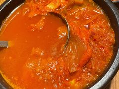 泡菜汤-包装马车·韩国料理·포장마차