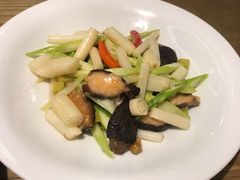 羊肚菌酿虾滑炒藕尖-榕意·川味之美(深业上城店)