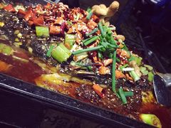 -探鱼·鲜青椒爽麻烤鱼(中天广场店)