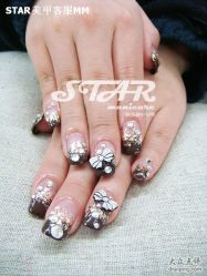 点击看大图 二月特价,法式贴片158(不含造型)-STAR美甲店