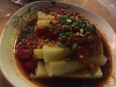 凉拌米豆腐-罗满娘特色豆花烤鱼