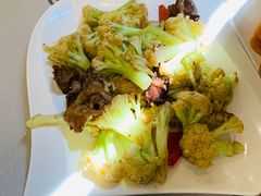 烧鹅汁炒台山菜花-岭南海晏楼(东晓南店)
