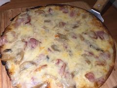 培根蘑菇薄脆披萨（10寸）-新贝乐意大利餐厅(苏州中心店)