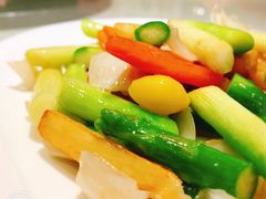 淮山银杏炒幼芦笋-利苑酒家(华熙国际店)