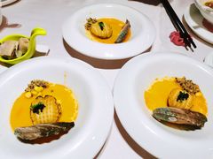 蟹粉虾汤蛋羹黑鱼籽蒸鲜鲍-蟹榭(静安寺晶品商场店)