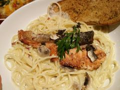 三文鱼培根黑松露法式意大利面-卡朋厨房(289艺术园区店)