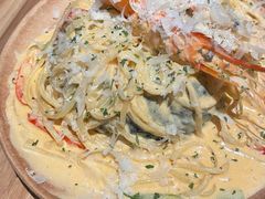 黑面包奶油虾意面-KimPro 辛普乐概念韩餐