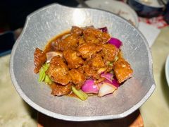 蒜香蜜汁排骨-绿茶餐厅(成都大悦城店)