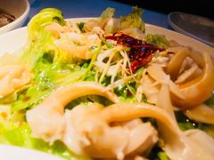 韭黄炒鸟贝-日丰园海肠水饺·老字号大连海鲜(和平广场店)