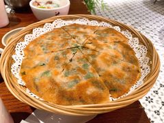 韭菜虾饼-南拳十三姨·潮汕砂锅粥(世纪金源店)