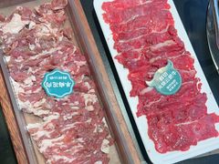 鲜切羊梅花肉-乔先生涮肉·鲜活牛羊肉火锅(塘沽店)