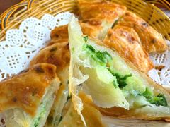 香酥韭菜虾饼-津可佳·和树银海杂粮