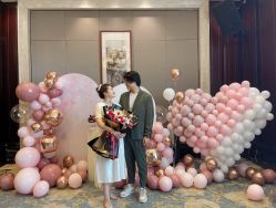 -七月气球布置订婚·宝宝宴· 求婚·生日布置(二七万达店)