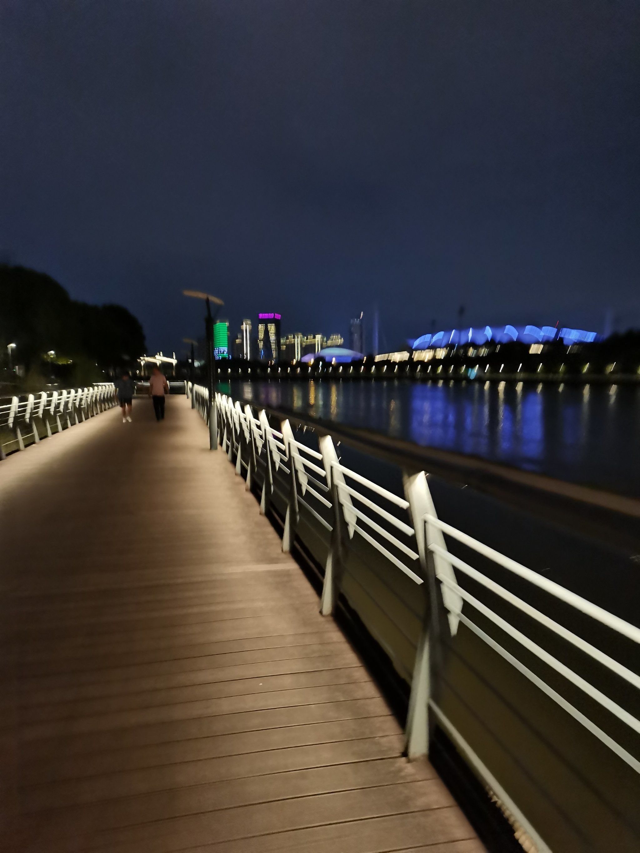 江滨公园的夜景