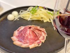三年金钱火腿配大理手撕乳扇-泓0871臻选云南菜·味庄