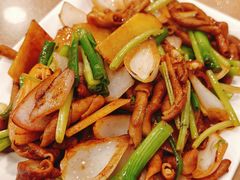 姜葱炒鹅肠-大唐靓汤江门私房菜(景田店)