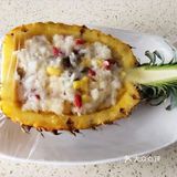 爱就是在一起，吃好多好多菠萝饭！🍍🍍🍍