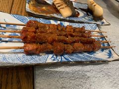 烤羊肉串-探鱼·鲜青椒爽麻烤鱼(北京路天河城店)