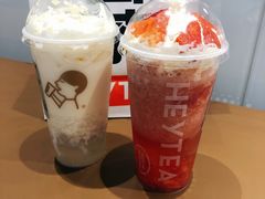 雪山莓莓桂花冻-喜茶(无锡荟聚中心店)