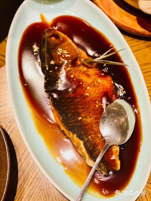 西湖国宾馆·紫薇厅-西湖醋鱼-菜-西湖醋鱼图片-杭州美食-大众点评网