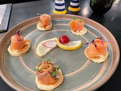 烟熏三文鱼小薄饼拼盘-La Creperie法餐厅(芮欧百货店)