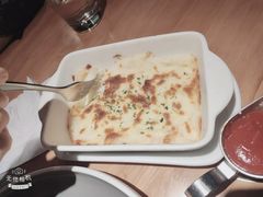 培根蘑菇奶油芝士焗饭-新贝乐意大利餐厅(苏州中心店)