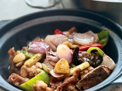 啫啫牛蛙煲-肥仔文澳门猪骨煲(南京西路店)