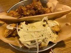 炸鸡翅一半一半-富乐满韩国正宗炸鸡韩国料理(虹泉路店)