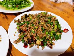 炒牛肉-阿葉农家饭店